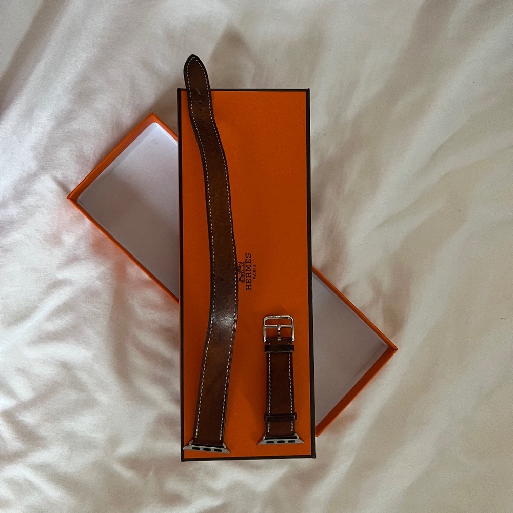 Apple Watch Hermès - 41mm Gold Attelage Double Tour